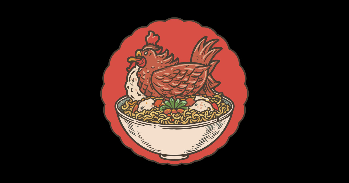 Funny chicken and rice design - Chicken And Rice - Posters and Art ...