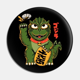 Lucky Godzilla Pin