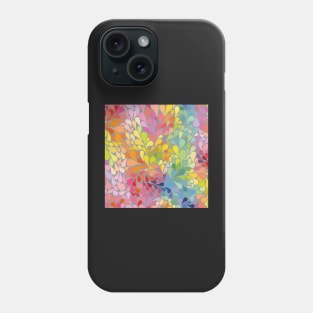 Rainbow Water Drops Hidden Heart Shining Gray Phone Case