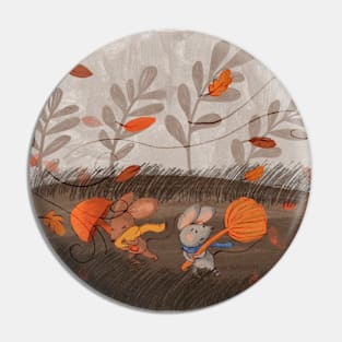 Autumn wind Pin