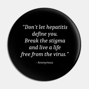 Hepatitis Day Pin