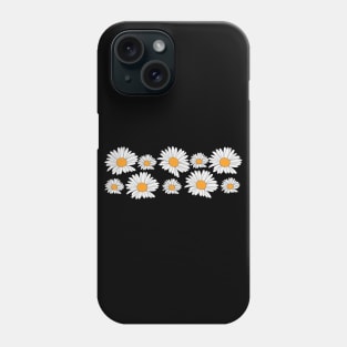 Daisies as stripes Phone Case