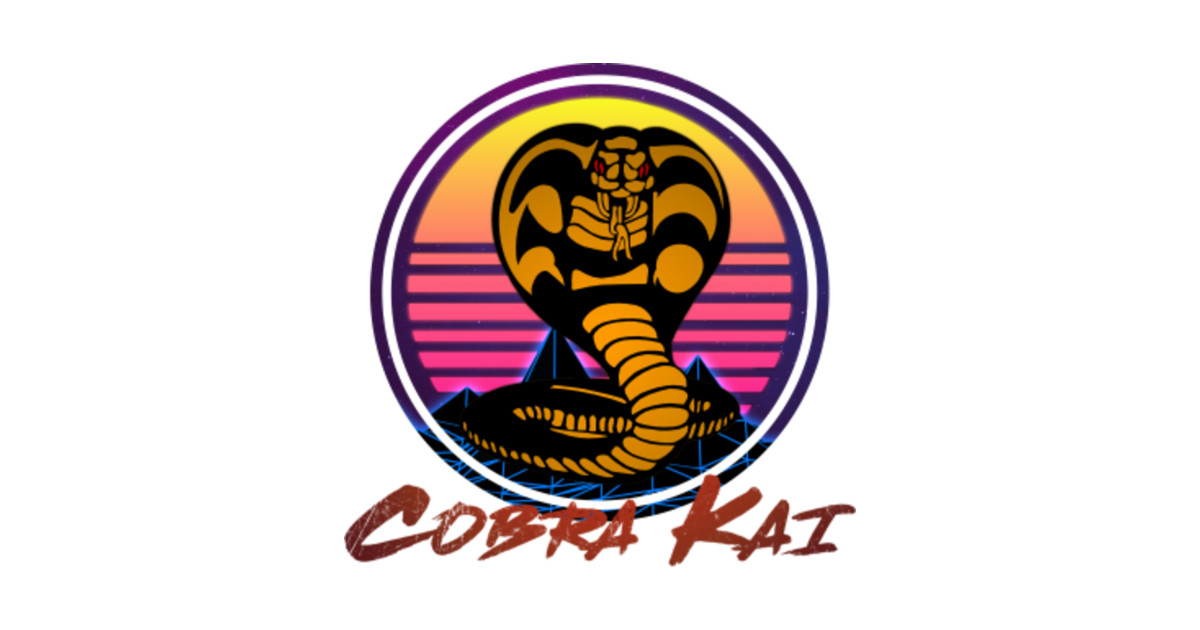 Cobra Kai Logo Retro  Cobra Kai  TShirt  TeePublic