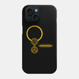 Pictish Mirror and Comb Phone Case