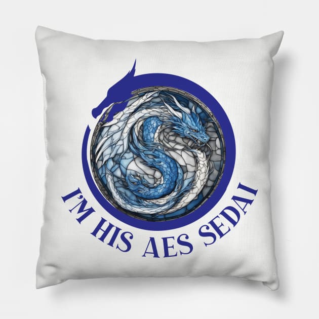 im his eas sedai - wheel of time Pillow by whatyouareisbeautiful