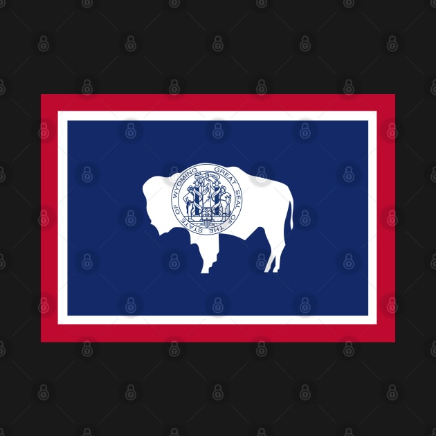 Flag - Wyoming wo txt by twix123844