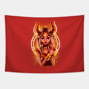 zodiac sign capricorn Tapestry