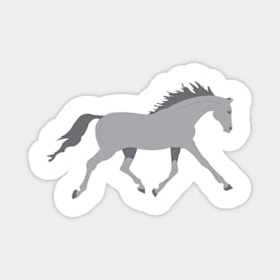 Grey Horse Magnet