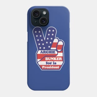 Archie Bunker is President Phone Case