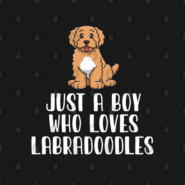 Just A Boy Who Loves Labradoodles by simonStufios