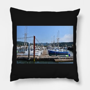 Port of Garibaldi Fishing Fleet Pillow