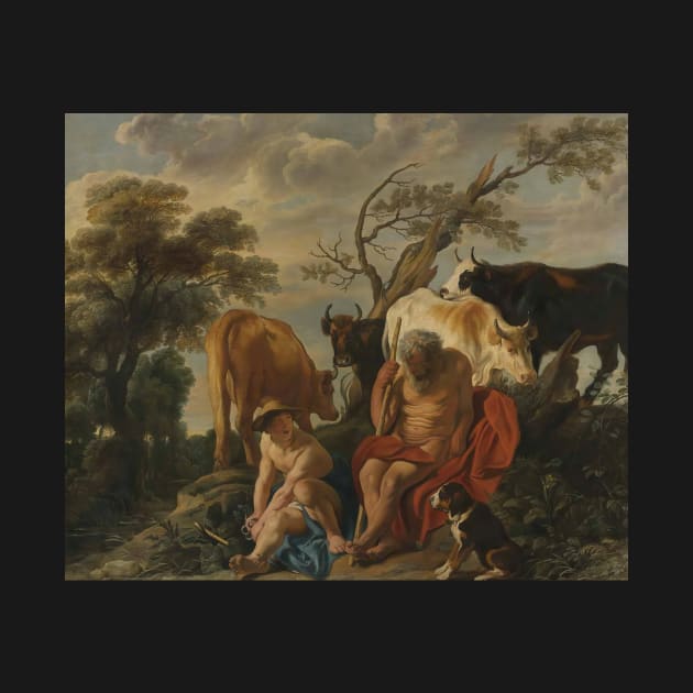 Mercury And Argus by Jacob Jordaens by Classic Art Stall