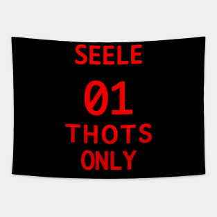 NGE! SEELE THOTS ONLY ESSENTIAL SHIRT Tapestry