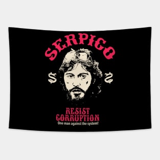 Serpico: A Badge of Integrity - Al Pacino Inspired T-Shirt Tapestry