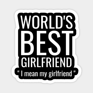 World's Best Girlfriend Magnet