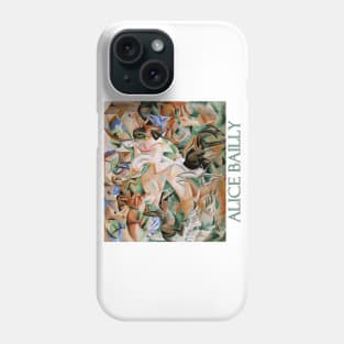 Equestrian Fantasy with Pink Lady (1913) by Alice Bailly Phone Case