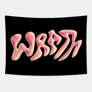 Wrath - Streetwear Chrome Logo Tapestry