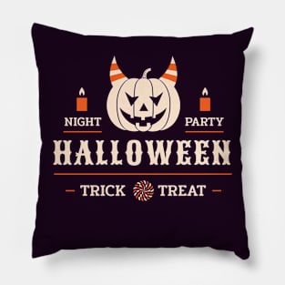 Scary Pumpkin - Halloween Pillow