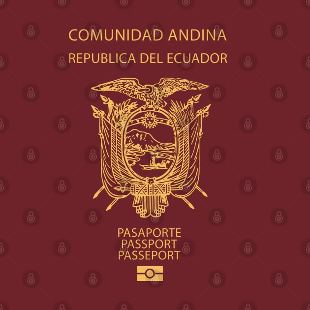 Ecuador passport by Travellers