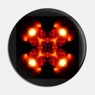 Ominous Red Kaleidoscope pattern (Seamless) 20 Pin