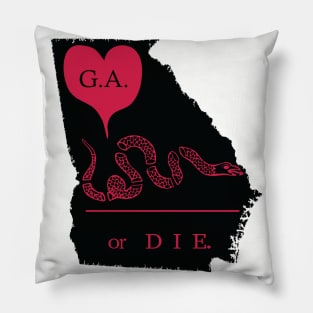 Love Georgia or Die Pillow