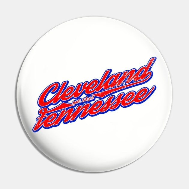 Cleveland Tennessee - Swoosh Pin by BigOrangeShirtShop