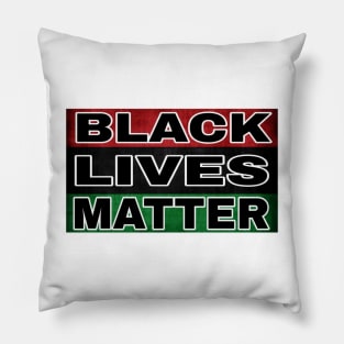 Black Lives Matter - Pan African - Front Pillow