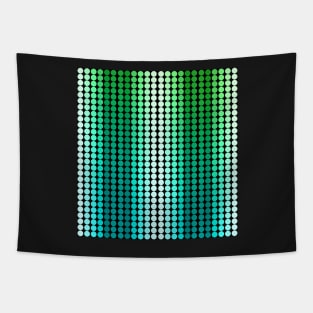 Dots green, aquamarina Tapestry