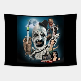 Terrifier 2-Art the clown Tapestry