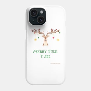 Merry Yule Y'All Reindeer Christmas Artwork Phone Case