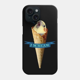 real ice cream cockatiel Phone Case