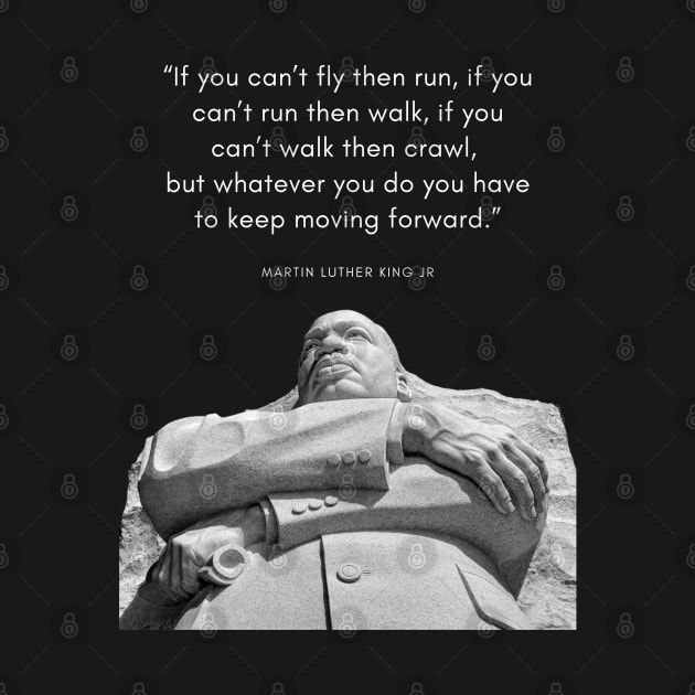 Martin Luther King quote statue by Juliet & Gin