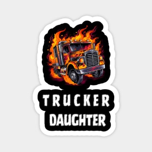 trucker daughter Magnet