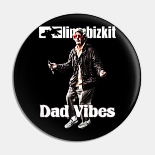 Dad Vibes Retro Pin