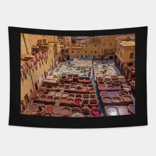 Tannery Chaouware, Fez Tapestry