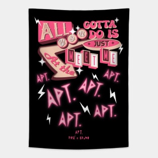 apt rose and bruno retro style Tapestry