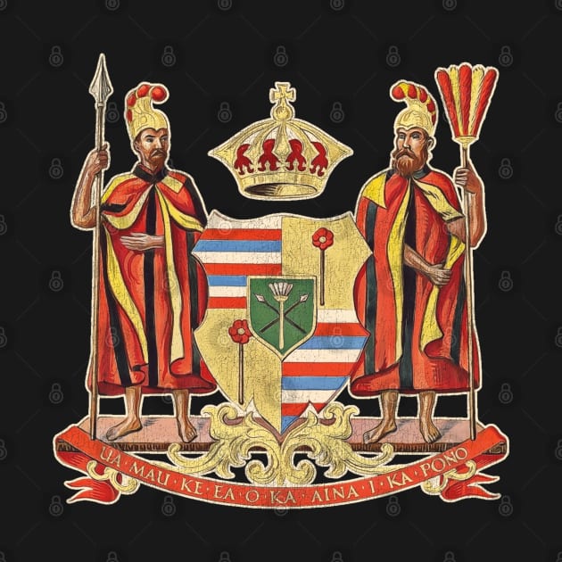 Hawaiian Kingdom Coat of Arms by darklordpug