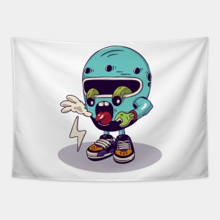 helmet character Tapestry