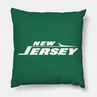 New Jersey Jets (White) Pillow