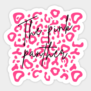 Adelphi University Pink Panther Logo Sticker for Sale by cs332