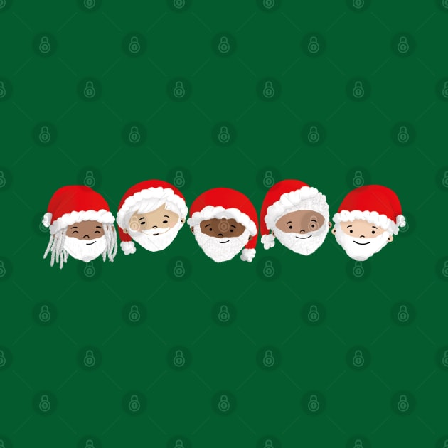 Happy Santas by TinatiDesign