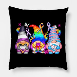 Cute  Gnomes,  LGBT Pride Gay Equality Pillow