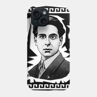 Giorgos Sefferis 3 Black and White Phone Case