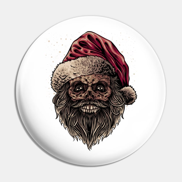 SantaSKULL Pin by taixart