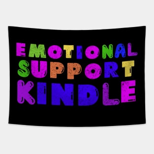 Colorful emotional support kindle Tapestry