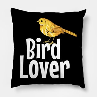 The Yellow Bird Pillow