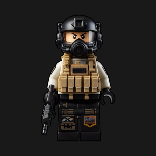 Tactical LEGO by Rawlifegraphic