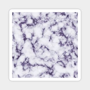 Purple glittery marble Magnet