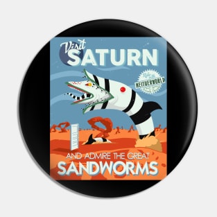 Visit Saturn Pin