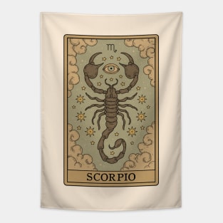 Scorpio Card Tapestry